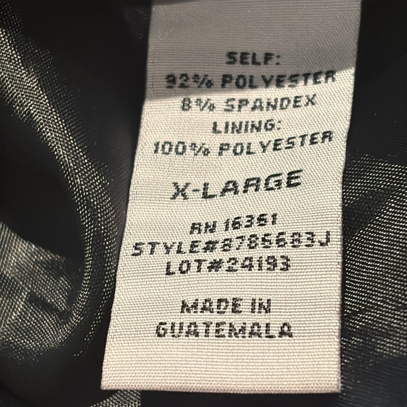 Joe B Elegant Black open front Blazer Sz XL - Picture 7 of 15